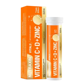 Effervescent Vitamin C-D-Zinc