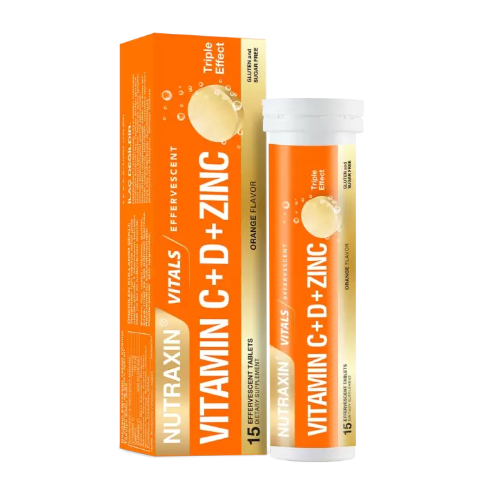 Effervescent Vitamin C-D-Zinc